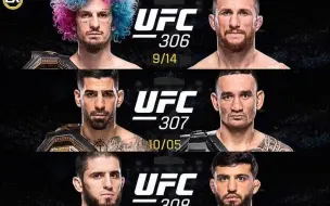 Video herunterladen: UFC306 ～ UFC310预告