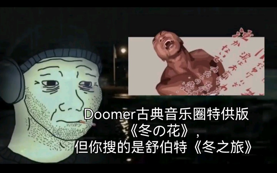 [图][Doomer]《冬の花》，但你搜的是舒伯特《冬之旅》