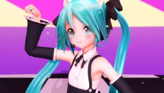 【三妈MMD】猫叫风暴 中文字幕版【初音未来-猫耳哥特服】【Rickyman】