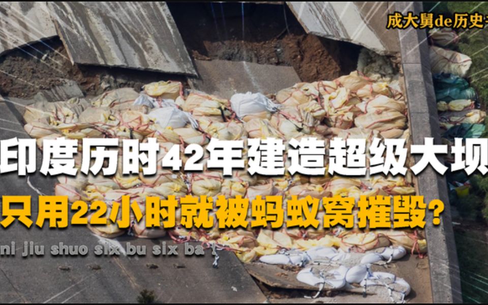 耗资百亿建造超级大坝,却不想22小时内毁于蚁穴?神奇的印度基建哔哩哔哩bilibili