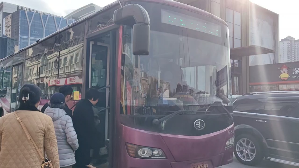 (pov-116)大连公交12路两种车型原声原速pov