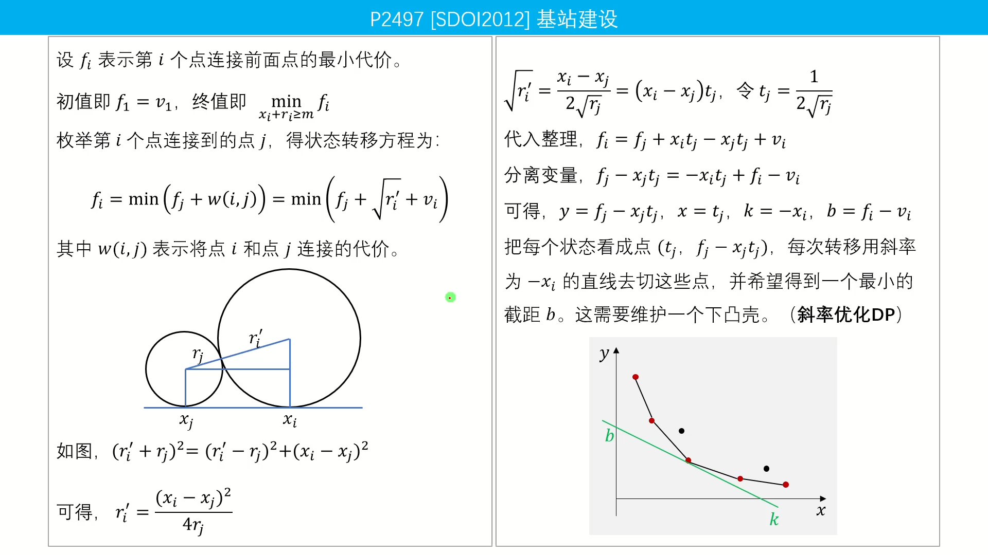 C103 CDQ 分治+斜率优化+单调栈 P2497 [SDOI2012] 基站建设哔哩哔哩bilibili