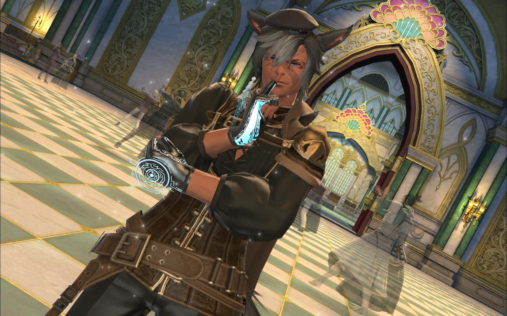 ff14 [mod舞蹈慎入]honeymoon un deux trois