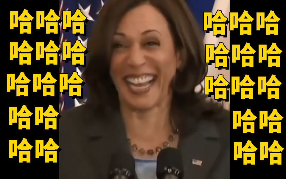 哈里斯演讲时频频爆笑 引得台下众人哄堂大笑