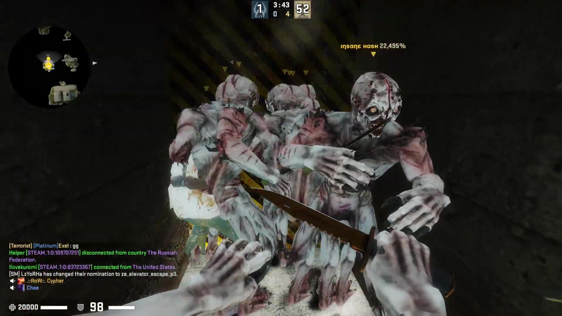 cs-go · 僵尸逃亡模式- ze_flying_world map_哔哩哔哩 (゜-゜)つロ