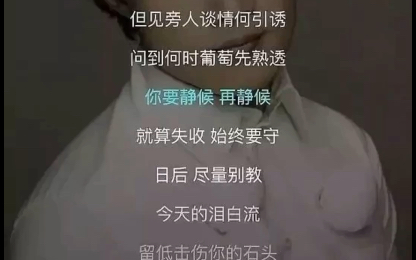 《眼看流水落花去,静待葡萄成熟时.》作者:烽少哔哩哔哩bilibili