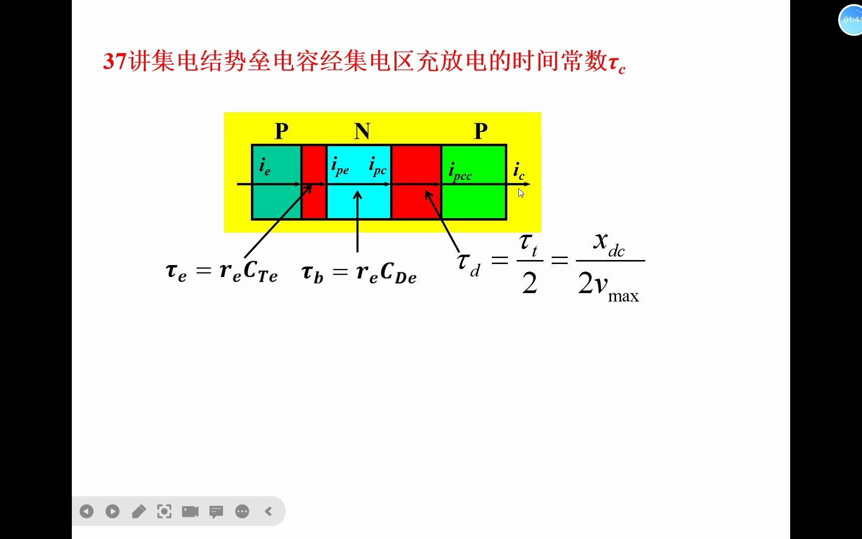 微电子器件原理第37讲集电结势垒电容延迟时间哔哩哔哩bilibili