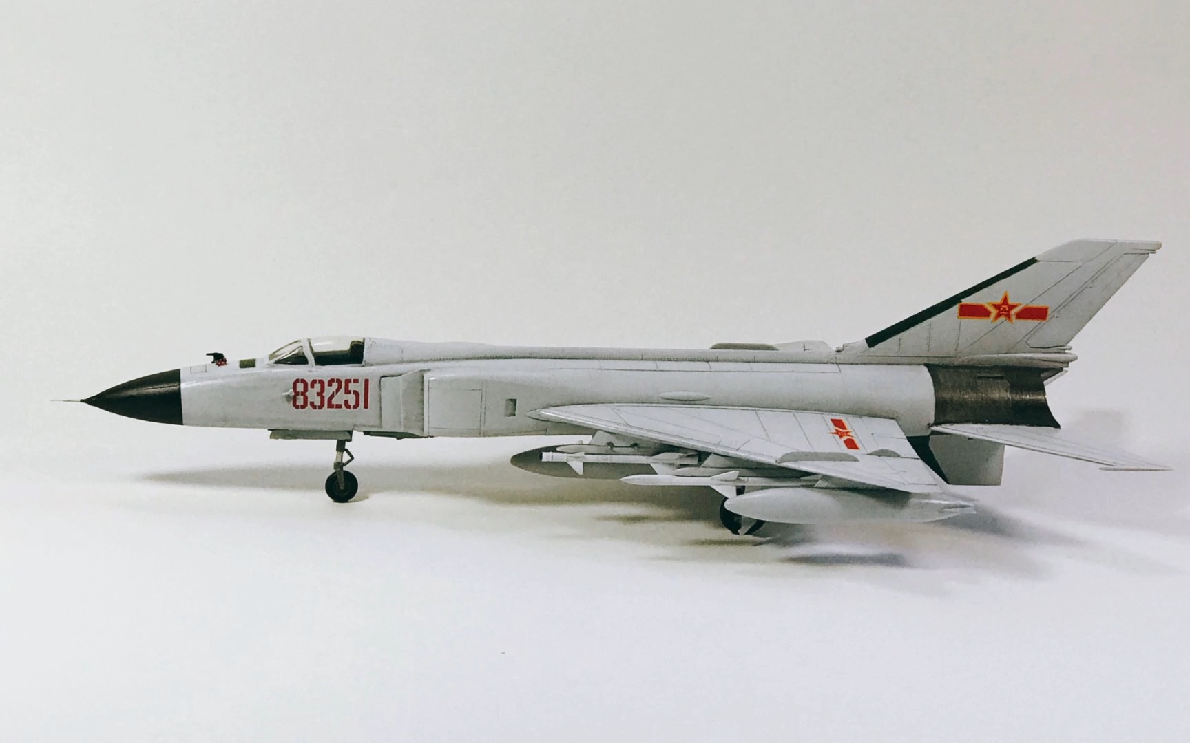 人民海军模型馆:1/72中国海军航空兵 歼-8II_哔哩哔哩_bilibili