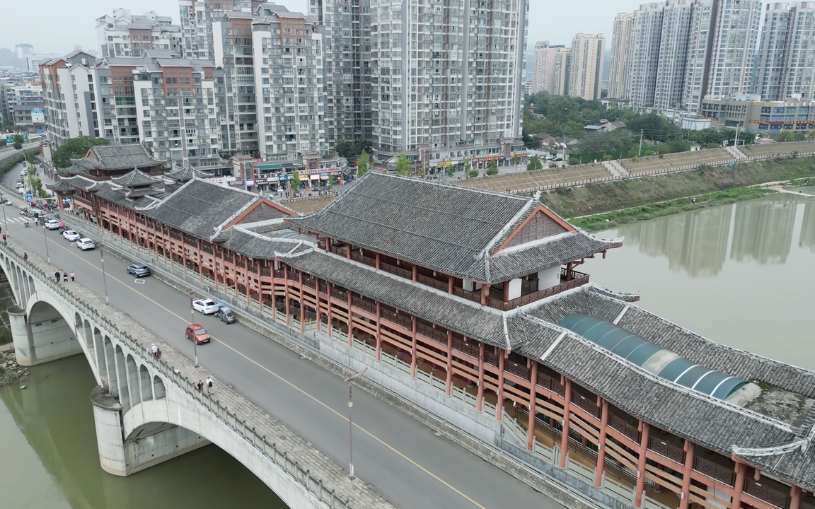 大疆mini3pro 三台廊桥