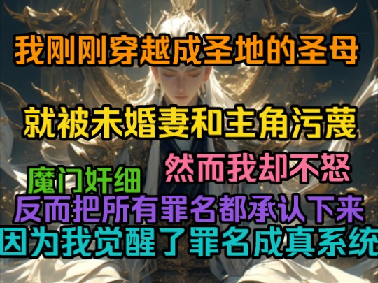 [图]我刚刚穿越成圣地的圣母，就被未婚妻和主角污蔑魔门奸细，然而我却不怒，反而把所有罪名都承认下来，因为我觉醒了罪名成真系统