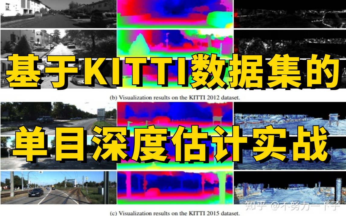 基于KITTI数据集的单目深度估计实战:华理博士详解自动驾驶如何获取车辆行人等目标的深度信息,论文解读+代码复现!哔哩哔哩bilibili