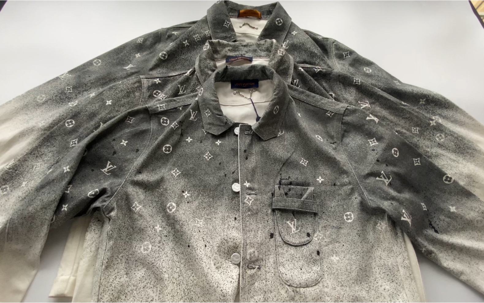 lv星空泼墨牛仔外套