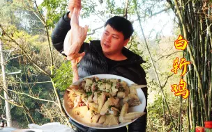 Скачать видео: 1只鸡淋上秘制料汁，德哥做白斩鸡来吃，最大程度保留了鸡的鲜味