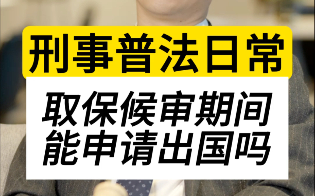 取保候审期间能出国吗#刑事辩护律师#深圳刑事律师#取保候审#律师会见#当事人哔哩哔哩bilibili