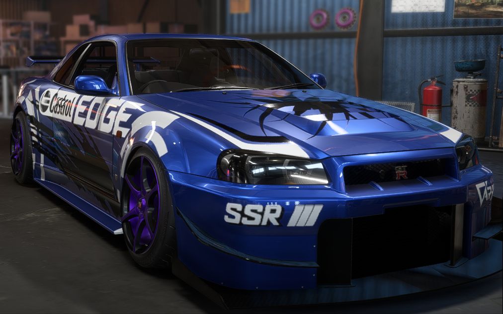 极品飞车20gtr34纪念保罗沃克