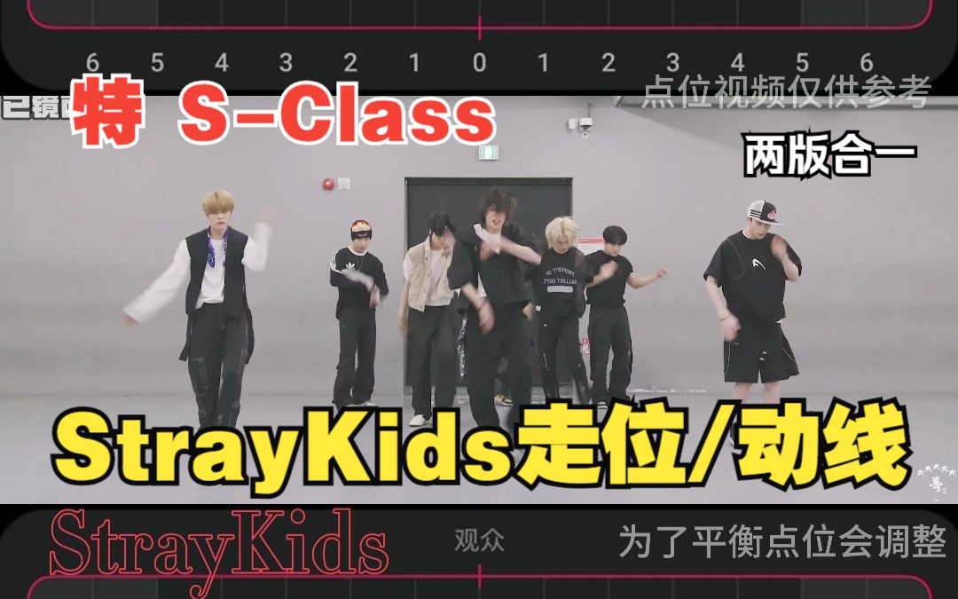 [图]【走位/动线】StrayKids 新曲 特 S-Class 新曲 54 次复杂走位