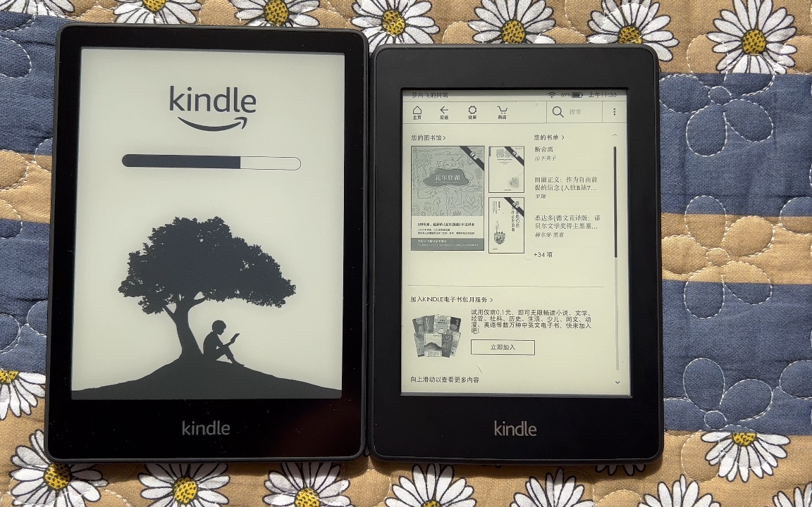 Kindle Paperwhite 2021到手啦!对比kpw2真是提升太多了!哔哩哔哩bilibili