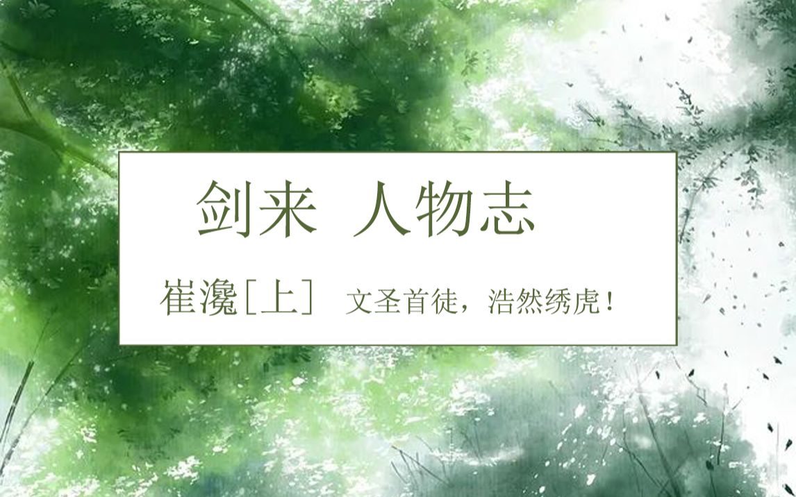 剑来人物志:国师崔瀺(上)哔哩哔哩bilibili