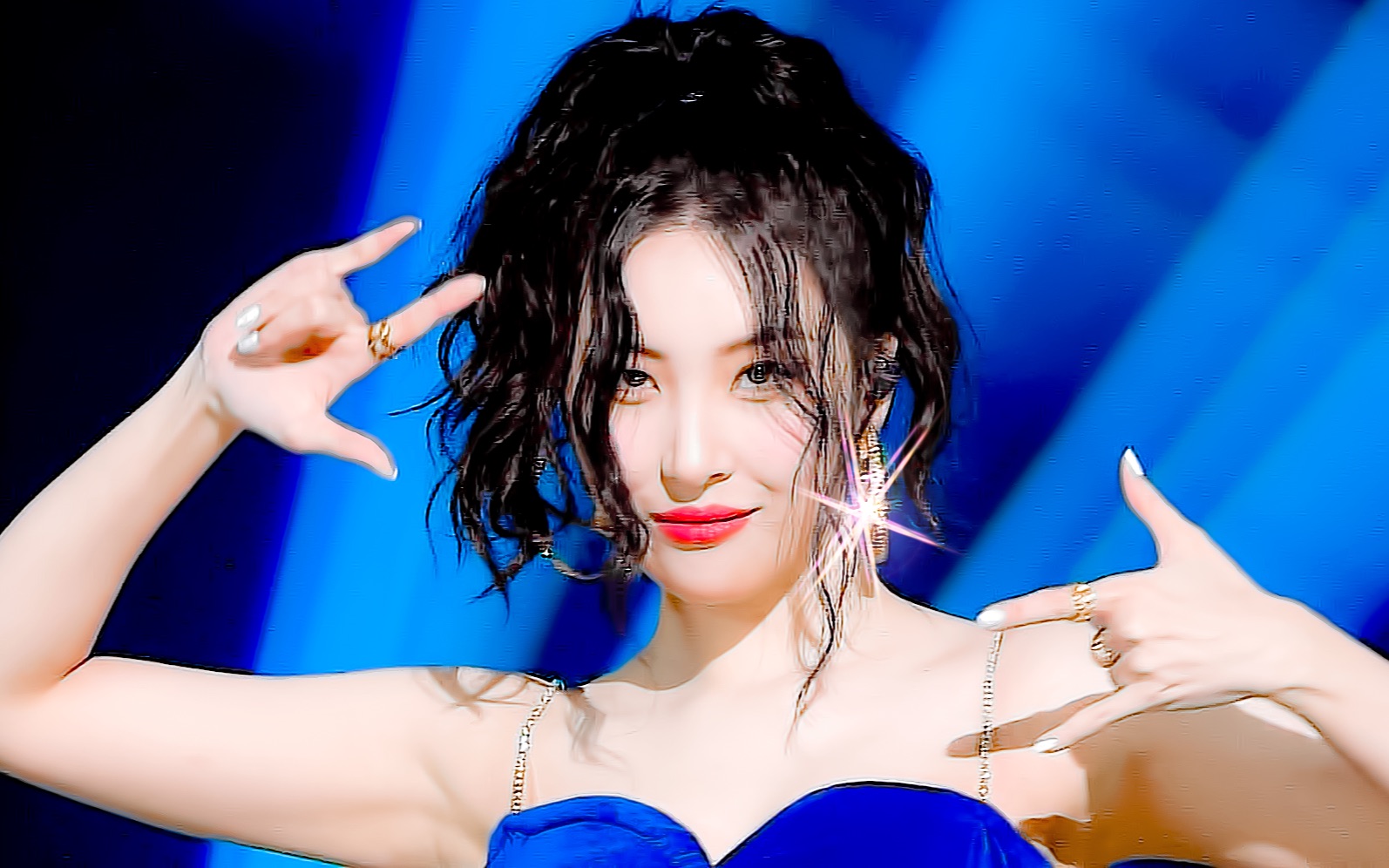 4k超高清宣美紫光夜0712人歌末放舞台公开