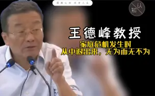 Download Video: 王德峰：家庭关系危机时，记得“无为”