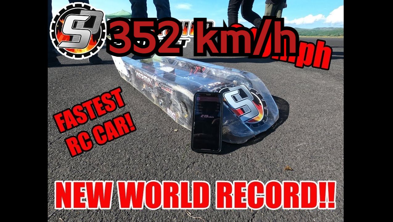 352 km/h时速,4个电机的遥控车是什么样的?哔哩哔哩bilibili