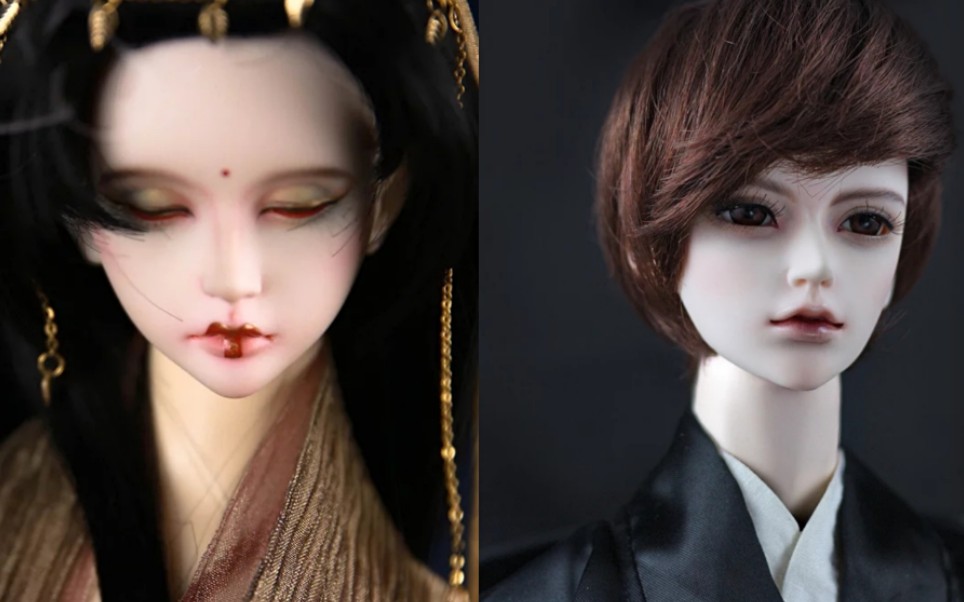 [图]【bjd】开箱120元两个三分练妆头