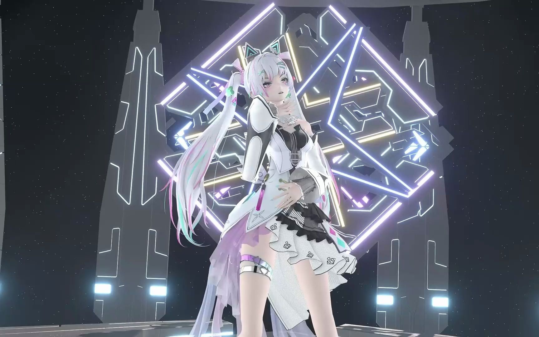 卡列尼娜·辉晓丨炸裂霓虹☆ 跳舞啦~-烧开水味柯基-烧开水味柯基