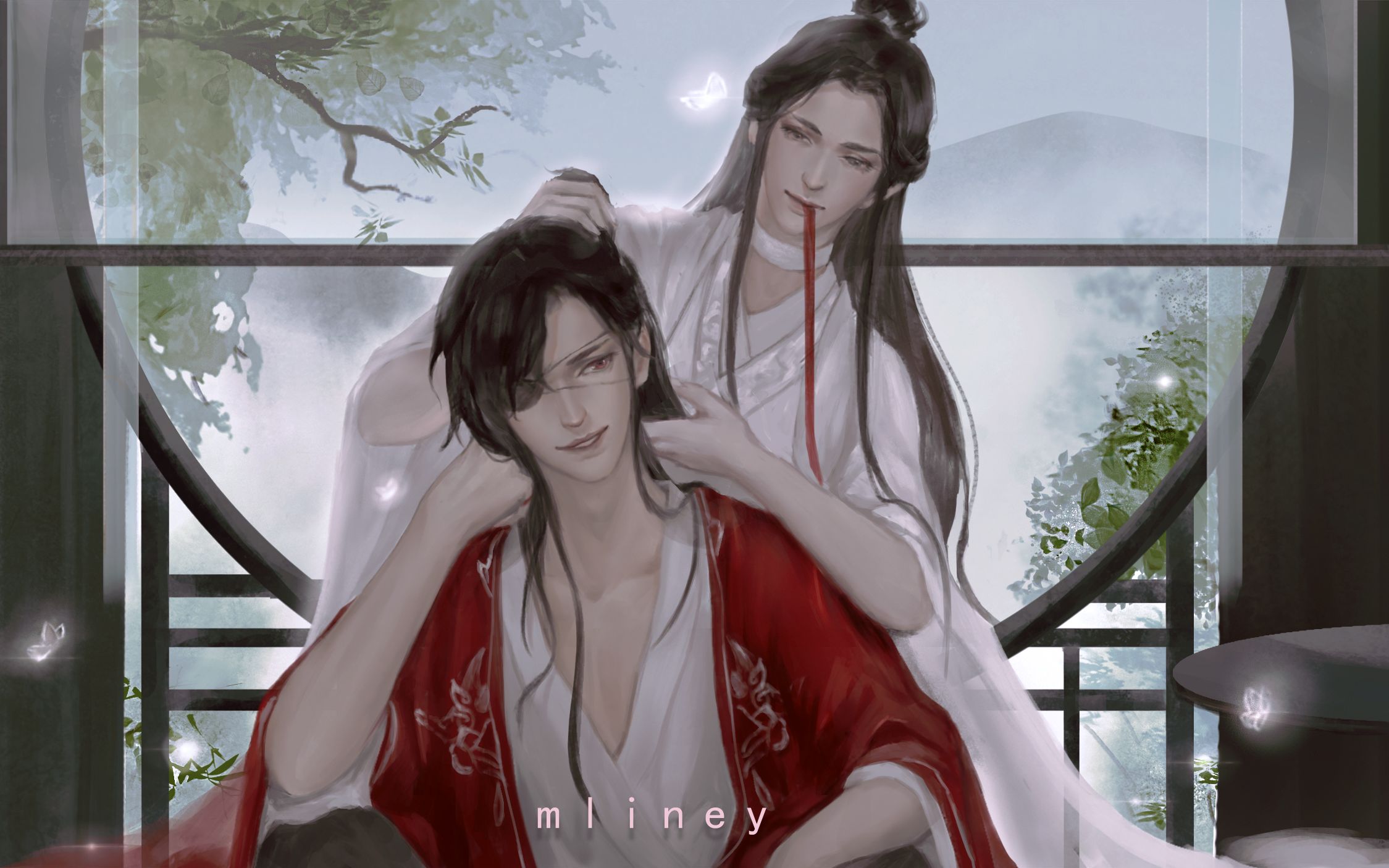 【天官赐福】神仙梳头(太子与鬼王的温馨小日子)