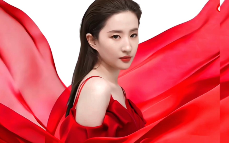 刘亦菲资生堂新广子,很红