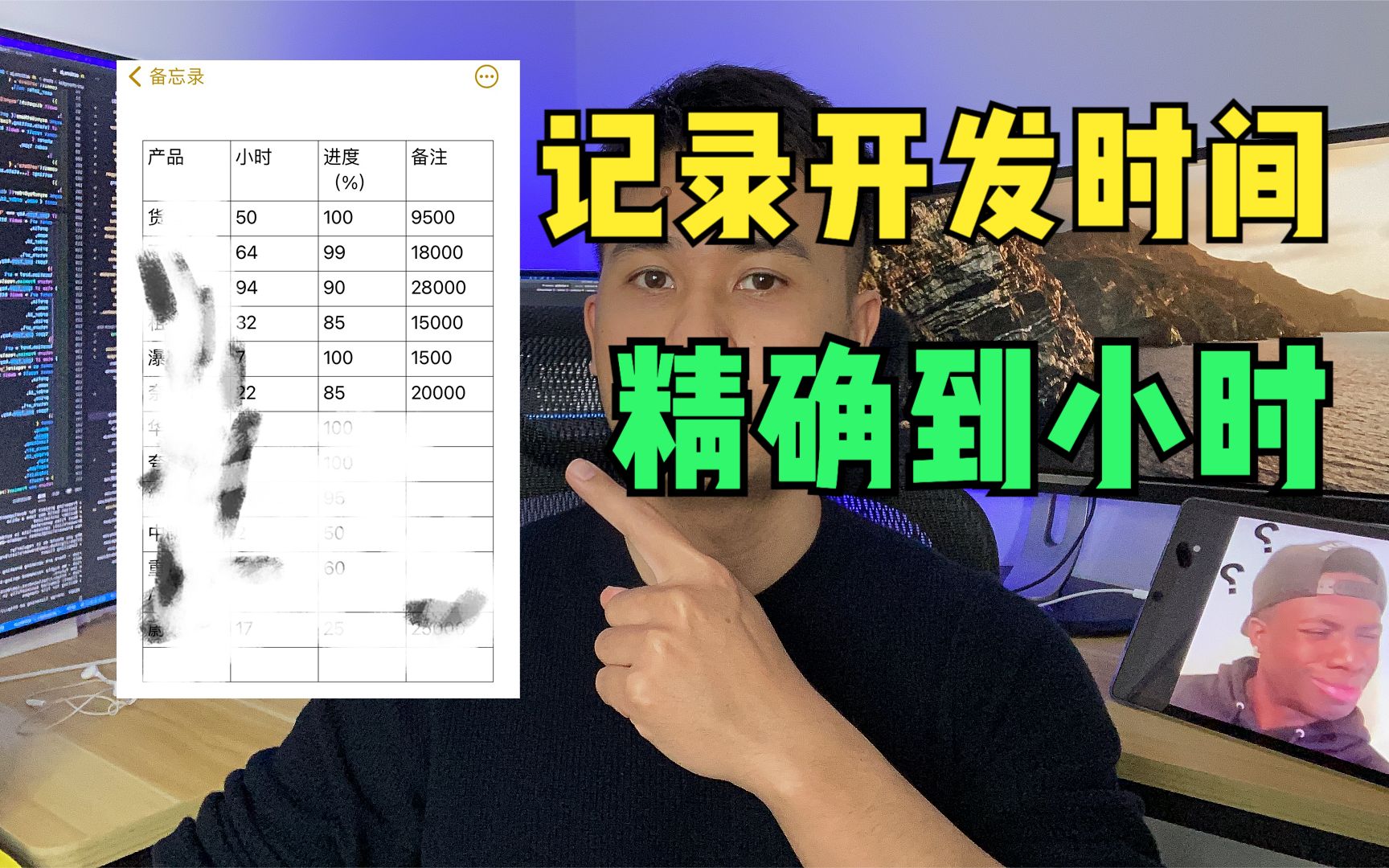 记录开发时间精确到小时,程序员接外包项目的好习惯,值得借鉴哔哩哔哩bilibili