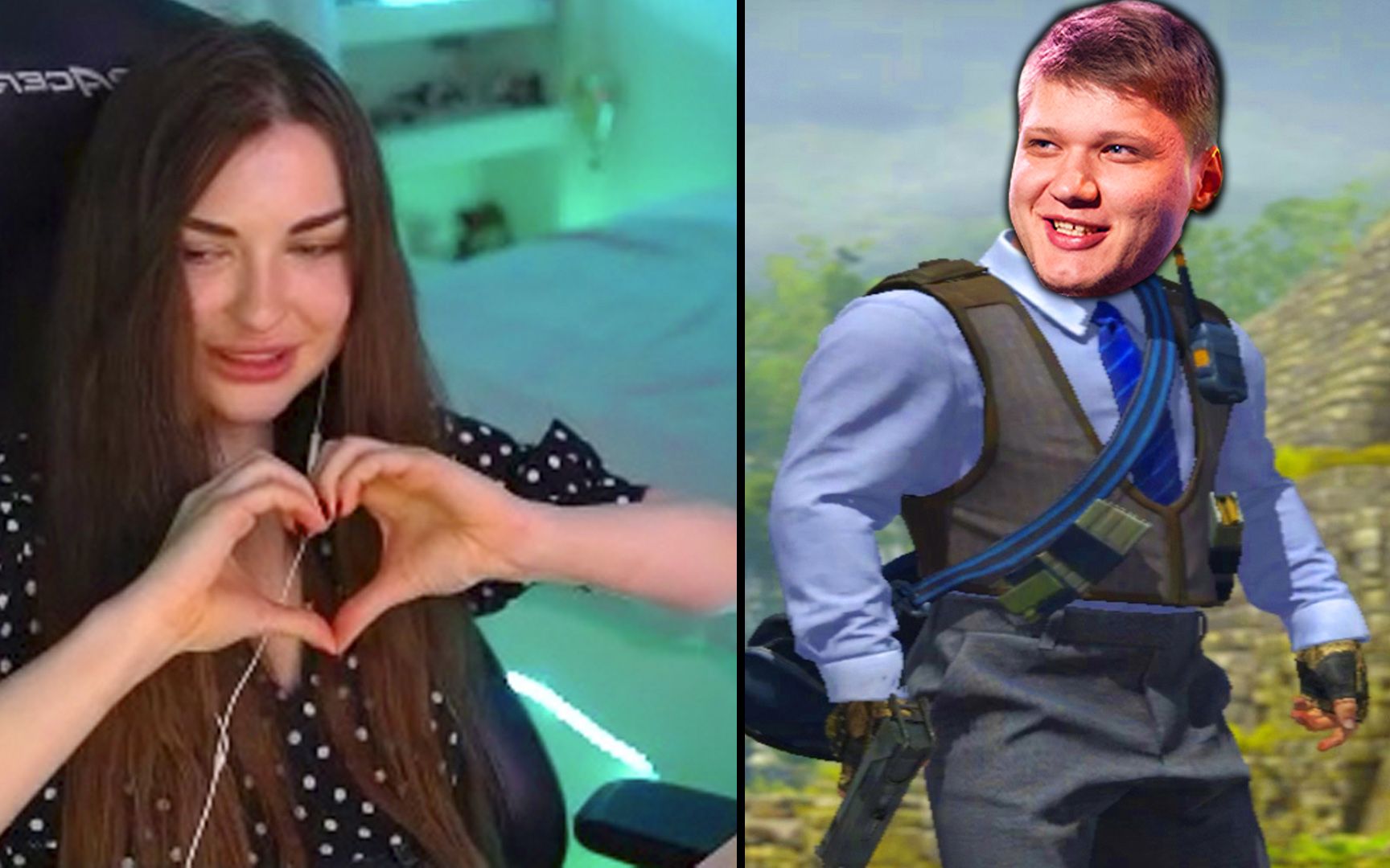 【vladopard】s1mple的女朋友搭档模式带飞s1mple!