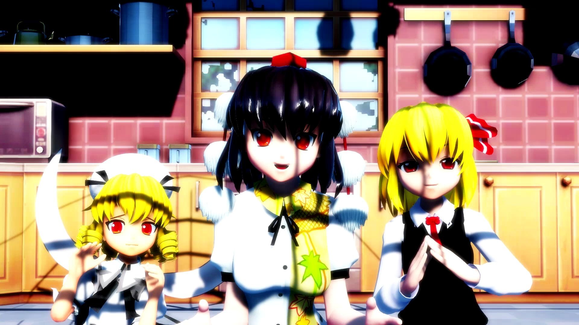 东方mmdsuperbass射命丸文露娜露米娅今天又是不务正业的一天呢