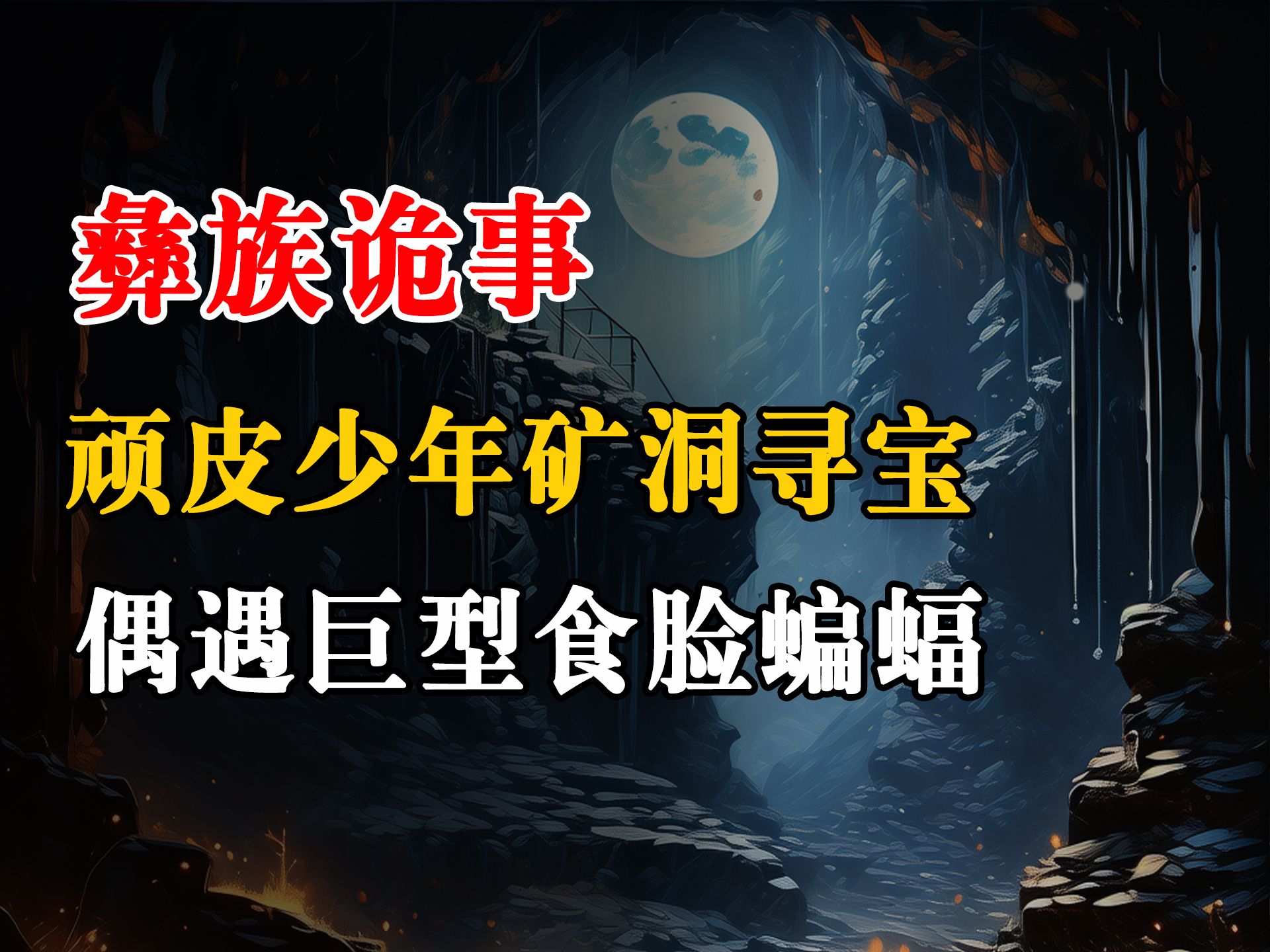 彝族诡事:顽皮少年矿洞寻宝,偶遇巨型食脸蝙蝠丨恐怖故事丨深夜讲鬼话丨故事会丨睡前鬼故事丨鬼故事丨道士丨真是灵异经历丨诡异故事哔哩哔哩bilibili