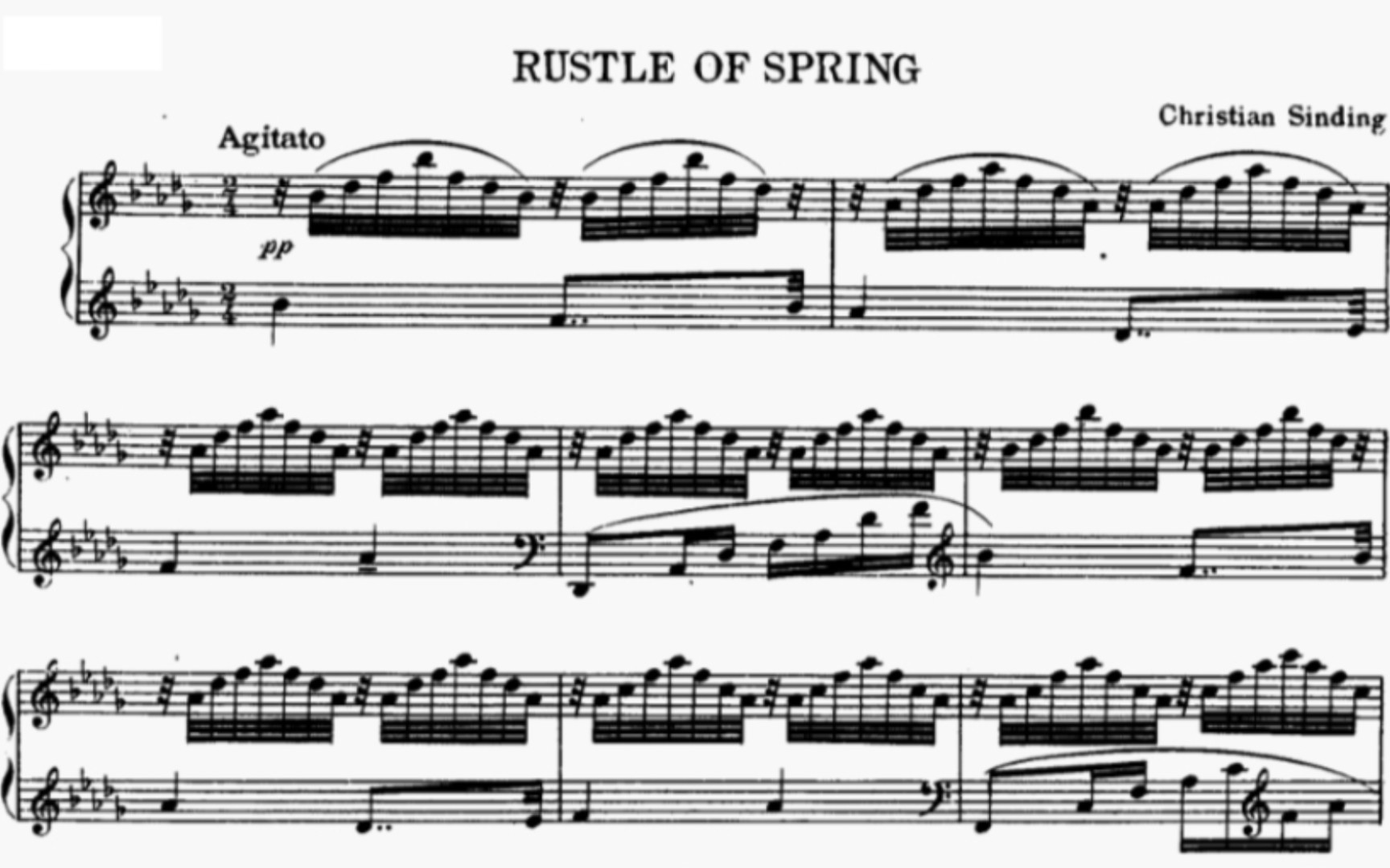 (春之声)克里斯蒂安ⷨ𞛤𘁠The Rustle of Spring,Op.32,No.3哔哩哔哩bilibili