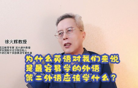 为什么英语对于中国人来说是最容易学的外语,学会英语后,第二外语应该学什么?哔哩哔哩bilibili