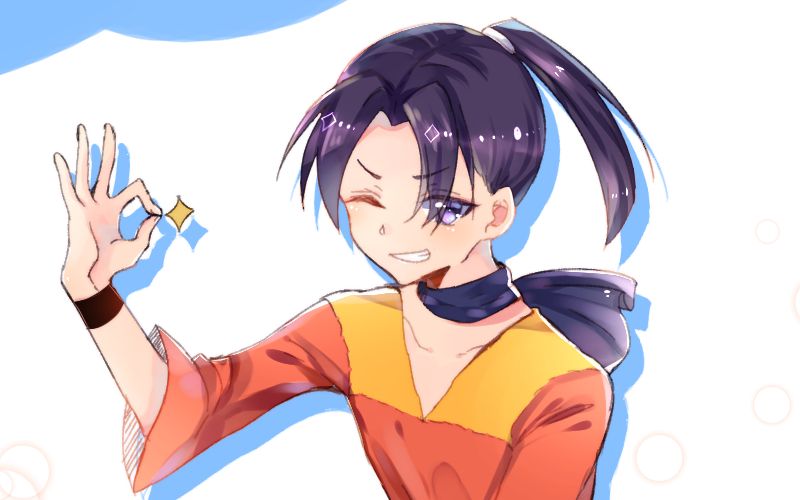 板绘画一画忍者乱太郎里的雾丸