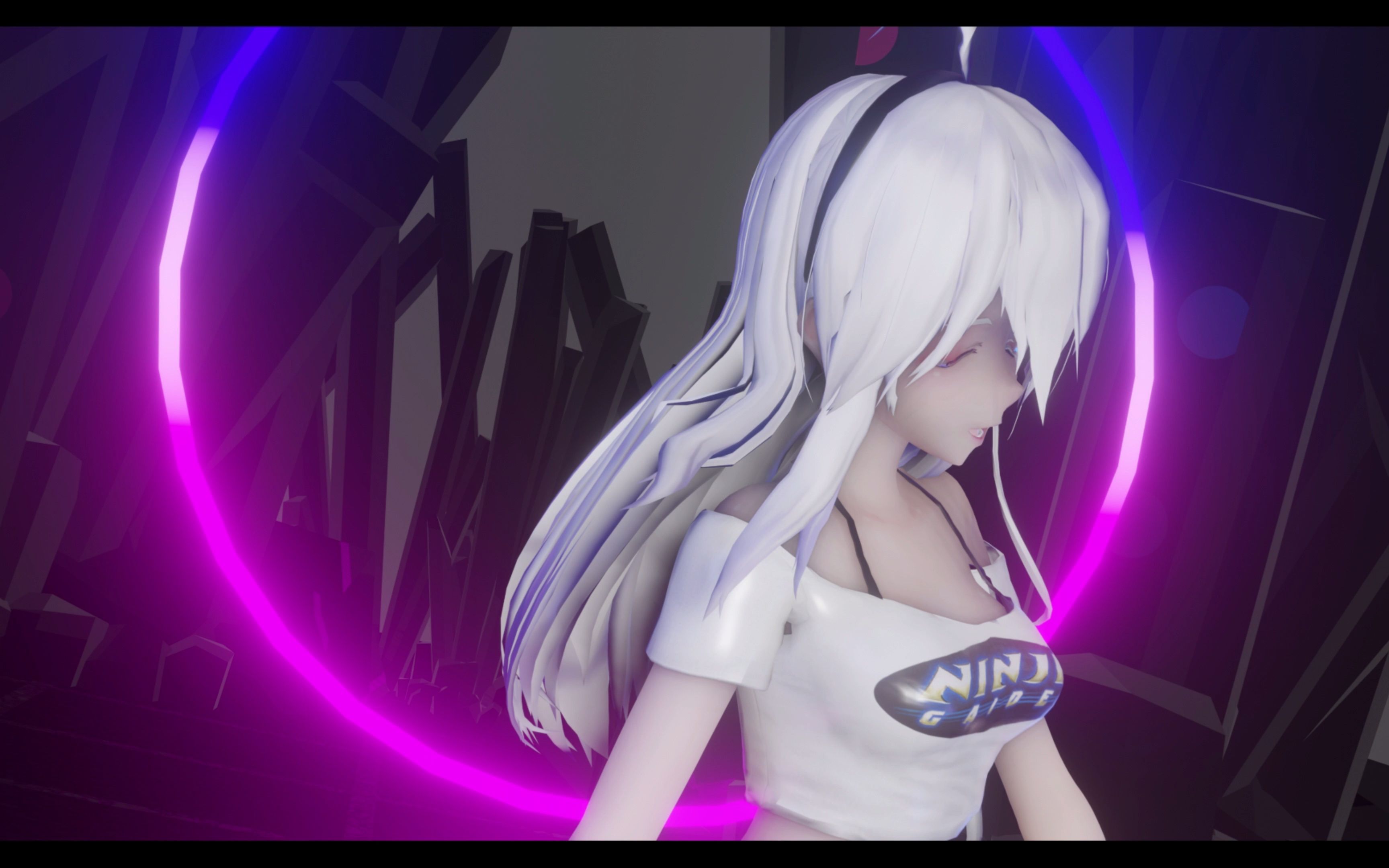 [mmd/blender/4k] 弱音haku-[a]ddiction,,,老婆快弄死我!