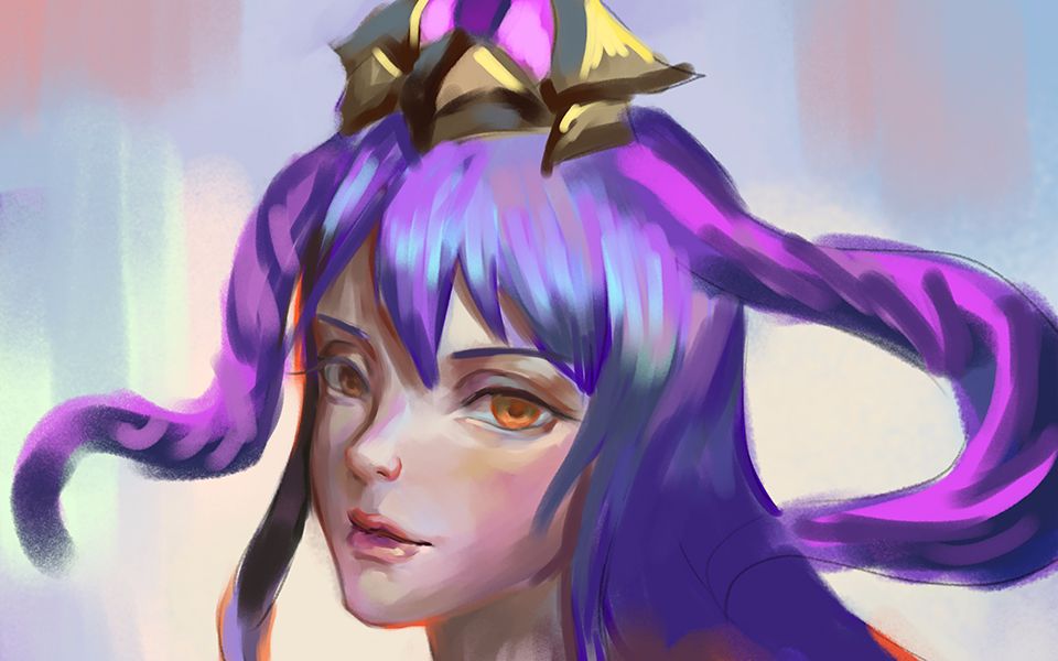 lol同人绘画画一个维克兹拟人