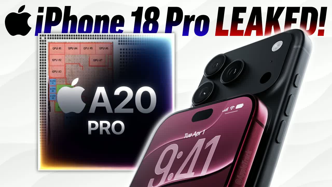 iPhone 18 Pro性能泄露！A20 Pro芯片细节曝光