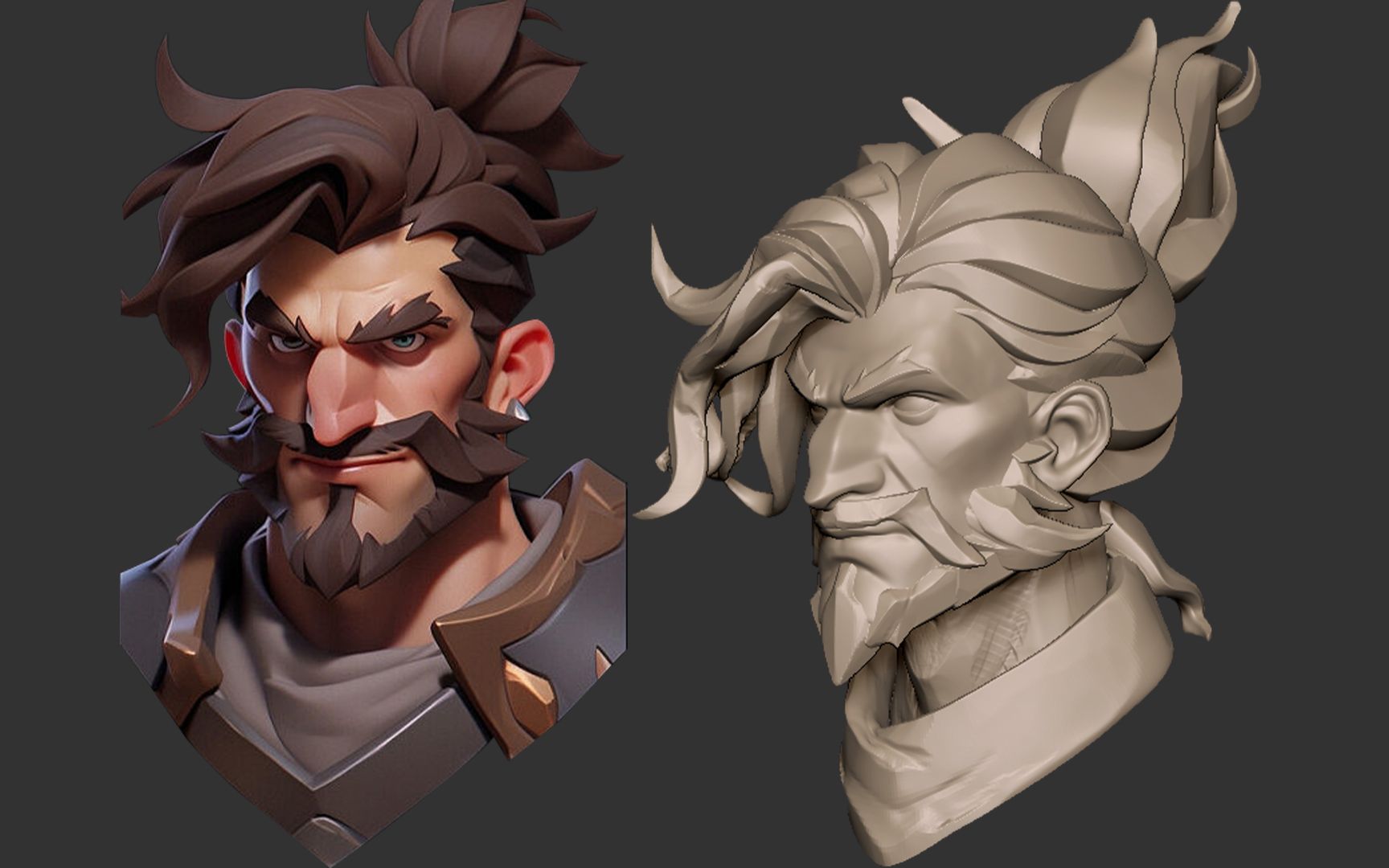 【zbrush风格化角色】zbrush大师的优雅之作:从头到尾雕刻幻想角色