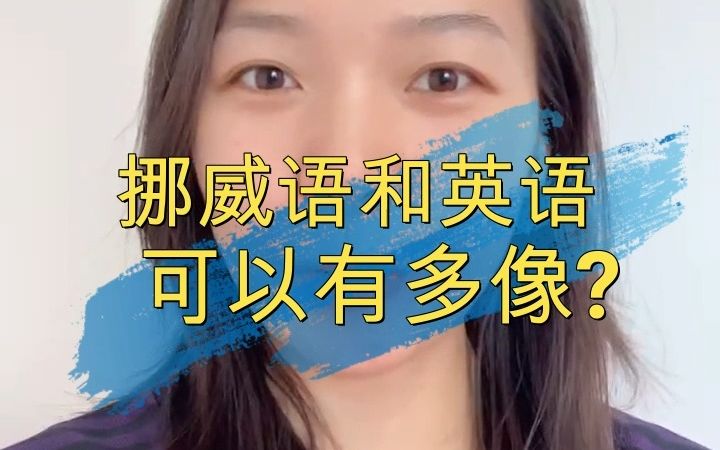 挪威语和英语可以有多像?哔哩哔哩bilibili