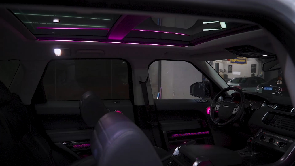 路虎揽胜运动氛围灯专车专用