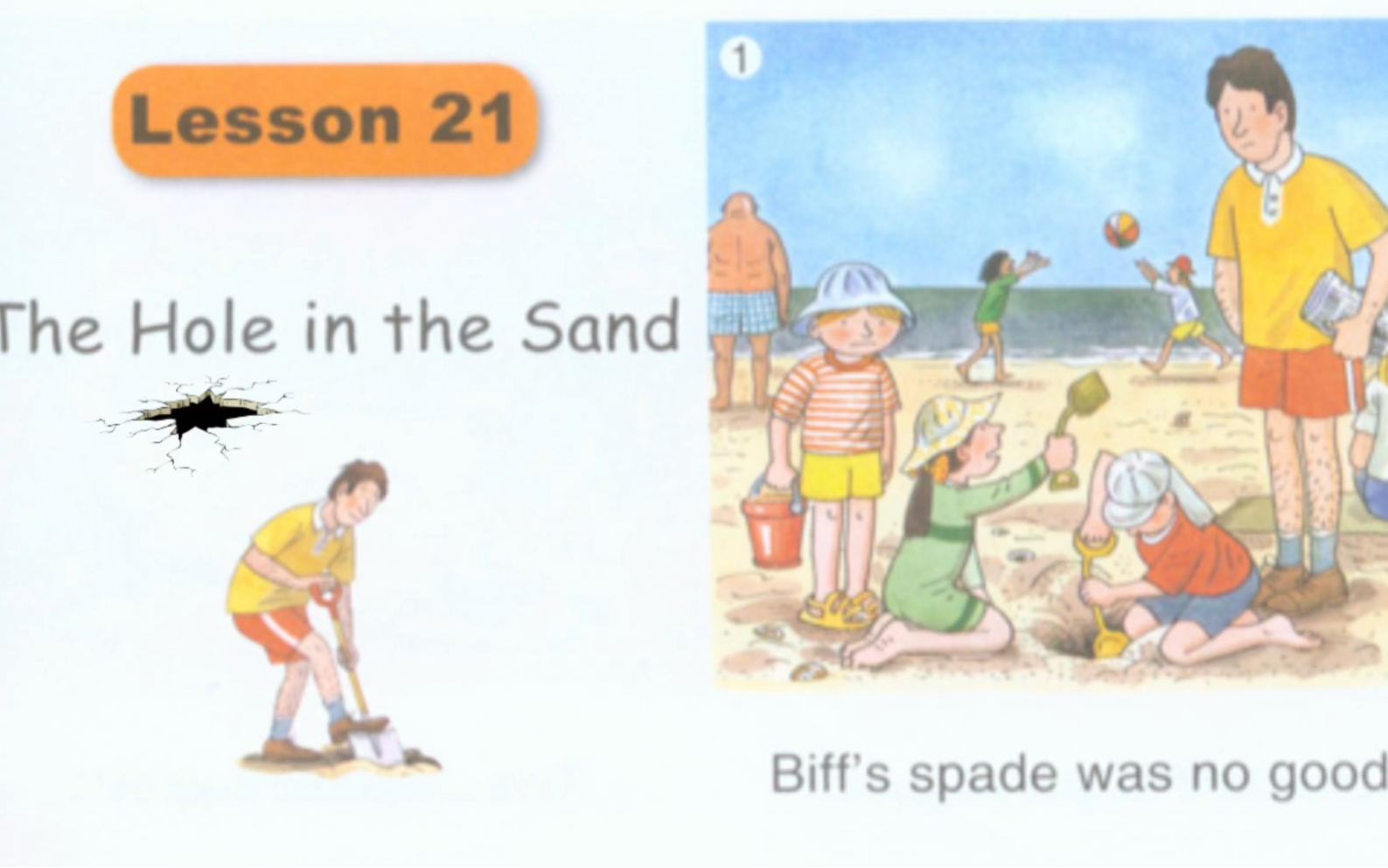 [图]典范英语1b lesson21 The Hole in the Sand