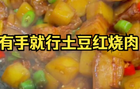 【红烧肉】家庭版土豆红烧肉简单做法哔哩哔哩bilibili