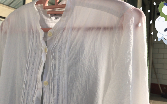 凉了一个小时的衣服结冰柱啦