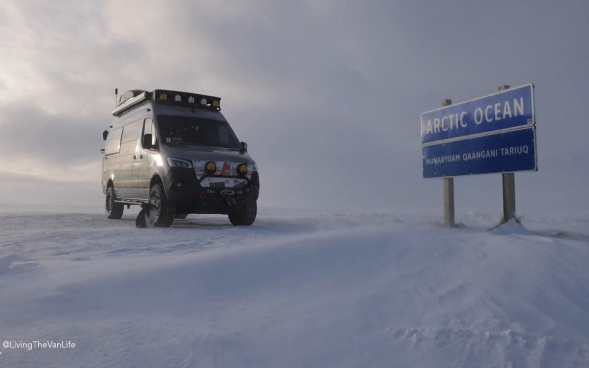 [图]外国小哥冬季驾车前往北极-完整纪录片-vanlife生活