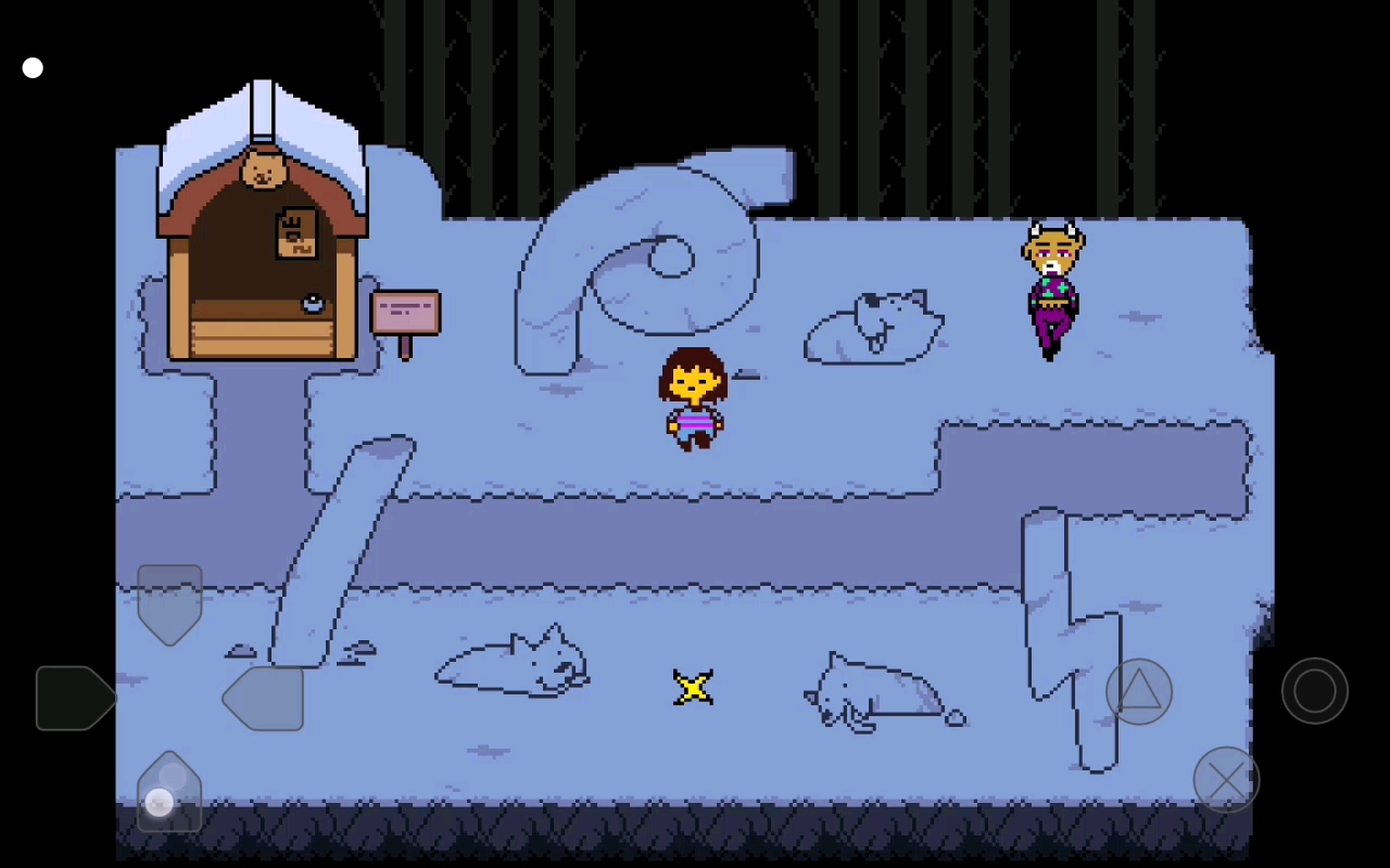 传说之下一周目-雪镇