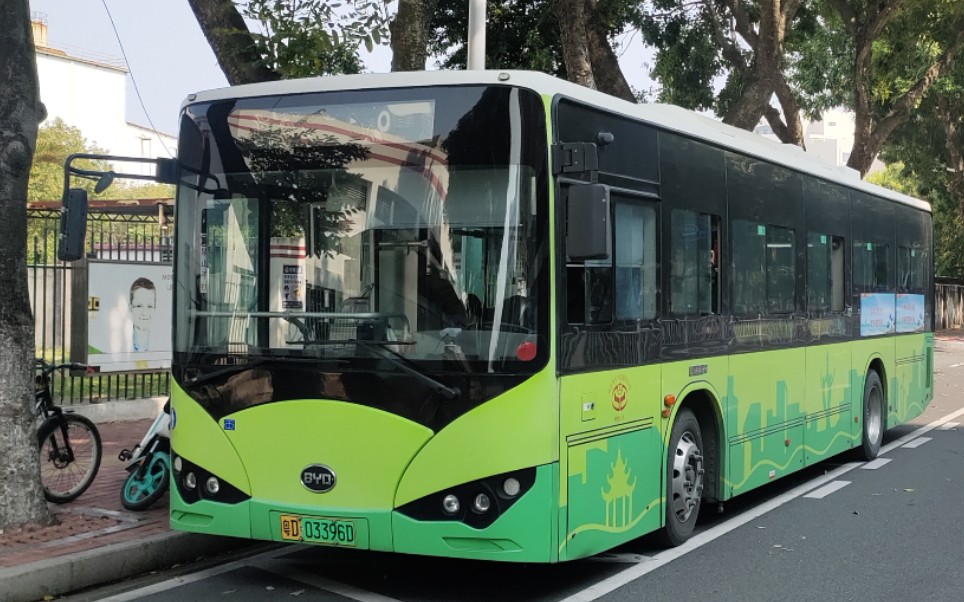 pov162重置汕头公交总公司61路如龙工业园港澳路总站去程