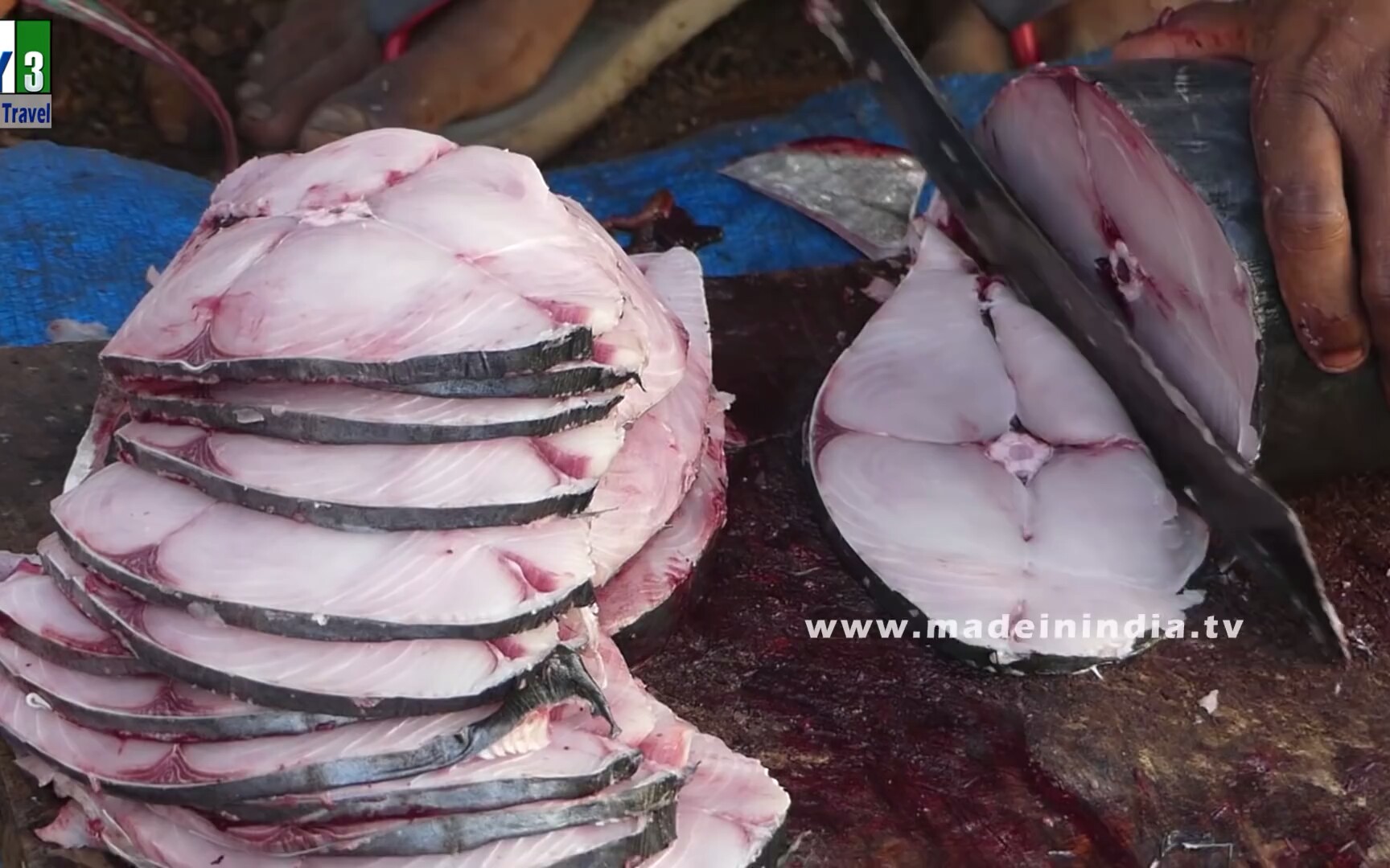 印度人处理鱼的方式