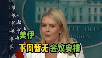 美伊下周暂无会议安排